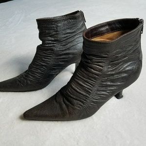Real leather boots